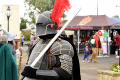 Red feather, Black armour