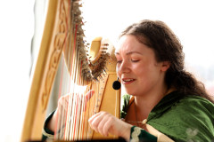 Siobhan Owen on harp