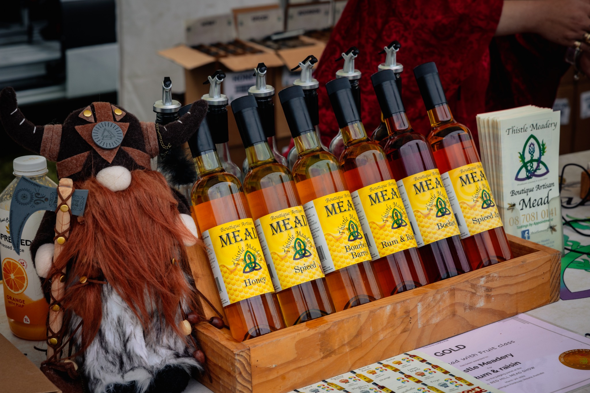 Mead stall at the fair