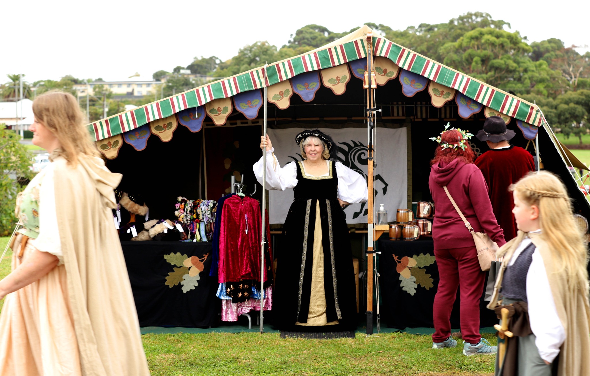 Merchant stall at the Fantasy Medieval Fair
